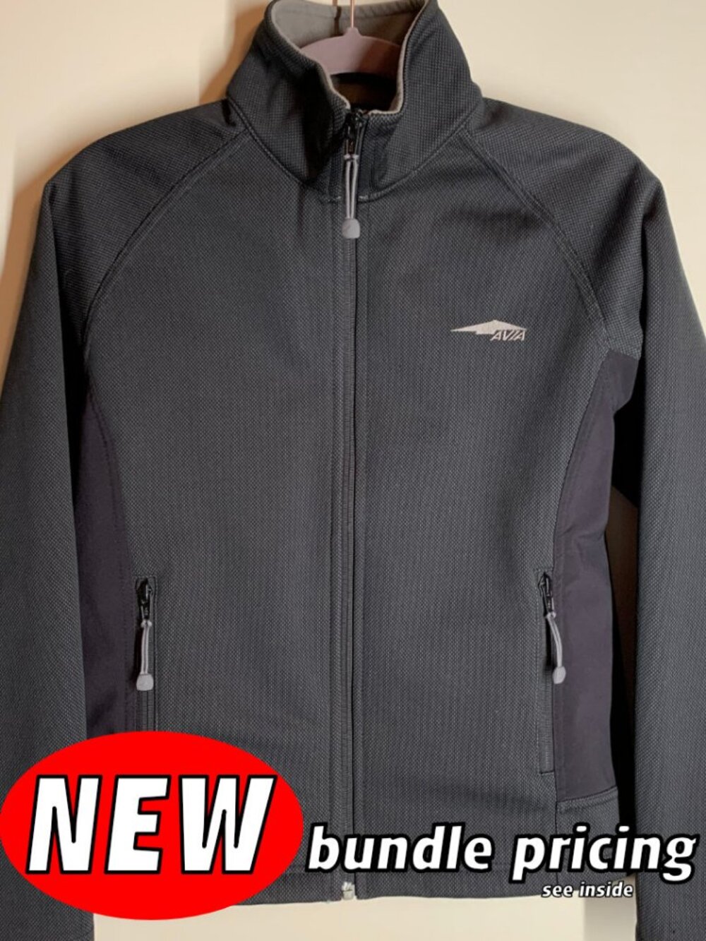 Avia Black Jacket  SMALL